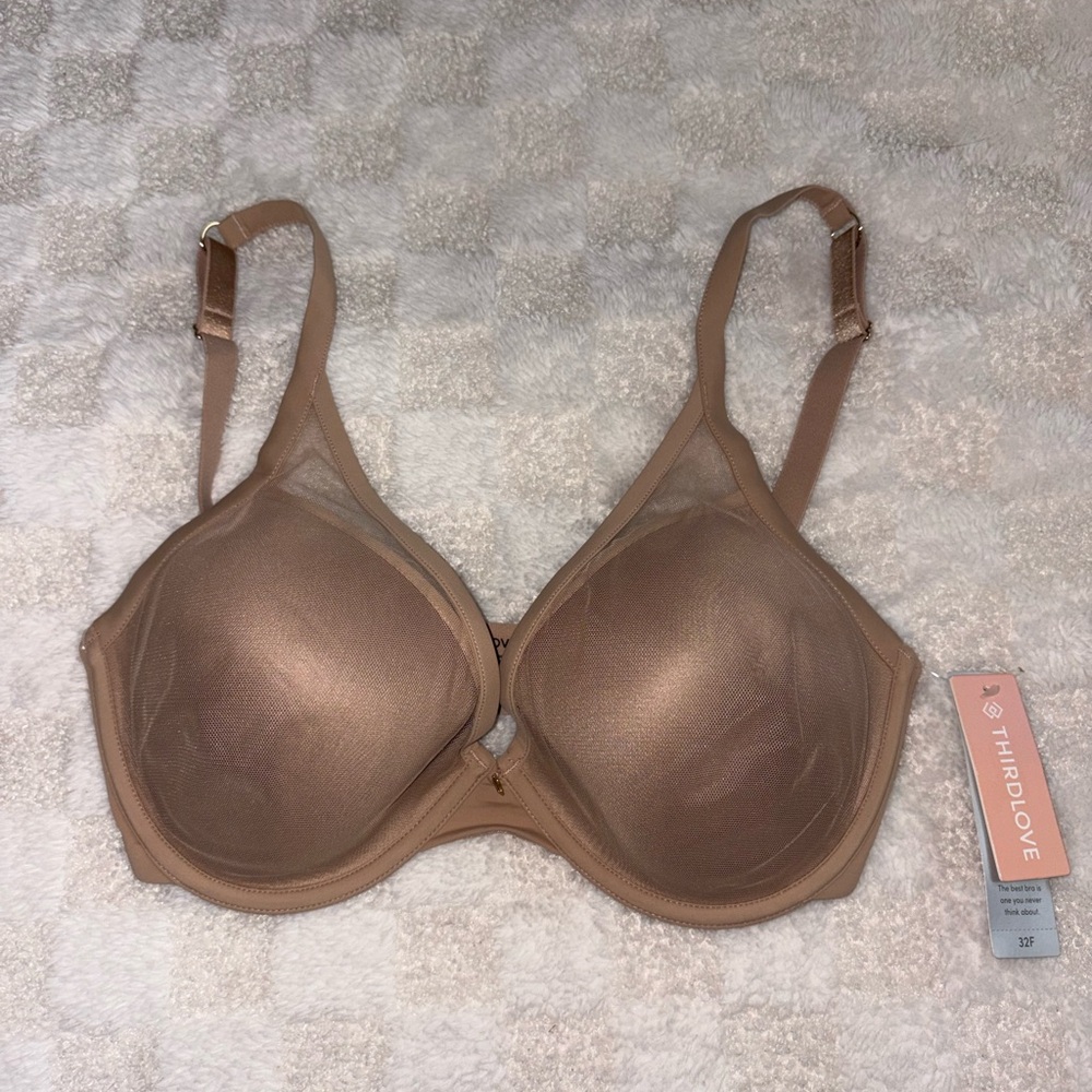 NWT ThirdLove Women's 24/7 Classic Contour Plunge Bra • 32F